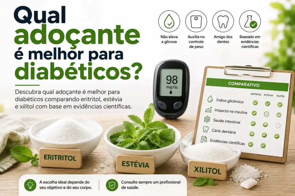 qual adoçante é melhor para diabéticos